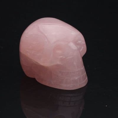 Rose Quartz Skull 6