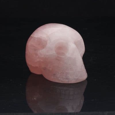 Rose Quartz Skull 8