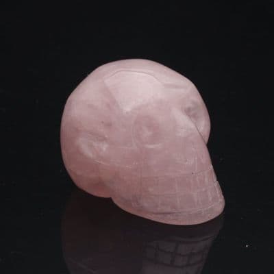 Rose Quartz Skull 9