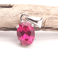 Ruby Red Siberian Quartz Pendant