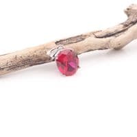 Ruby Red Siberian Quartz Pendant