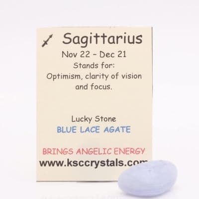 Sagittarus (Blue Lace Agate)