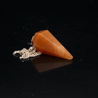 Satyaloka Golden Quartz Pendulum