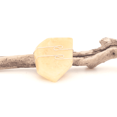 Satyaloka Yellow Azeztulite Pendant 4