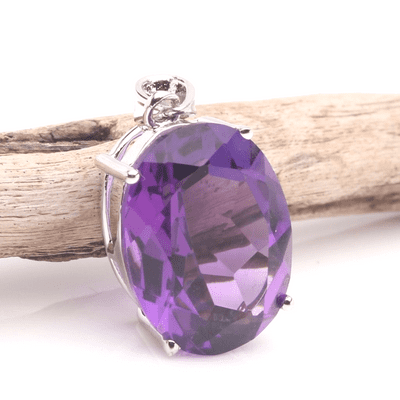 Siberian Purple Quartz Pendant 7
