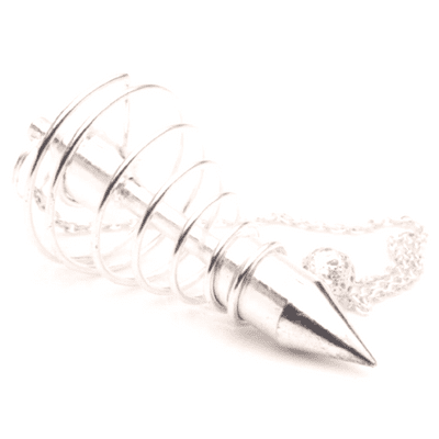 Silver Spiral Pendulum