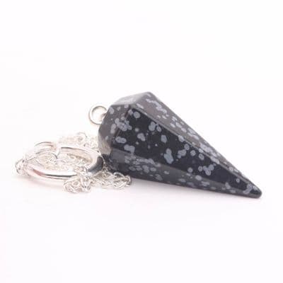 Snowflake Obsidian Pendulum 6