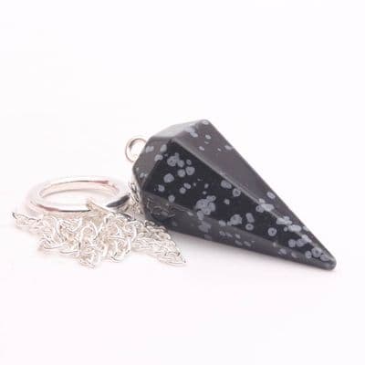 Snowflake Obsidian Pendulum 8