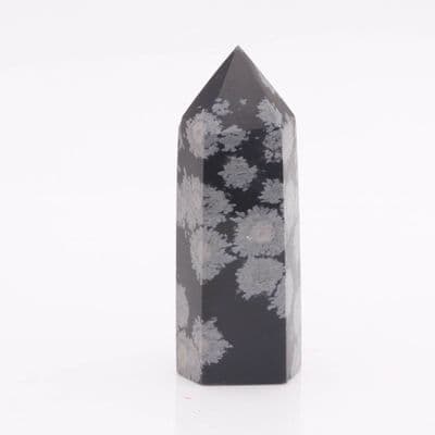 Snowflake Obsidian Point 11