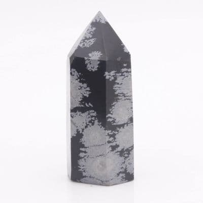 Snowflake Obsidian Point 7