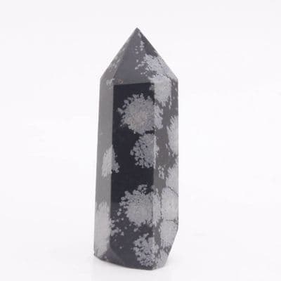 Snowflake Obsidian Point 9