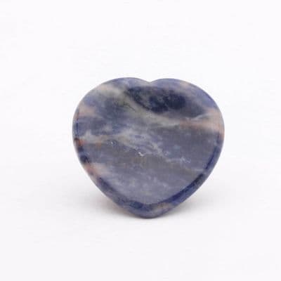 Sodalite Heart Shaped Worry Stone 3
