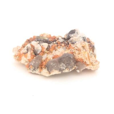 Spessartine Garnet with Smokey Quartz 3