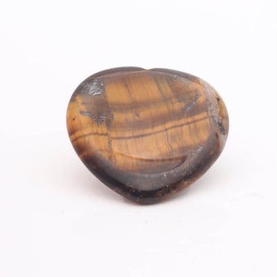 Tiger Eye Heart Shaped Worry Stone 5