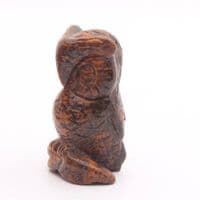 Tiger Eye Owl Carving 5
