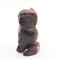 Tiger Eye Owl Carving 5