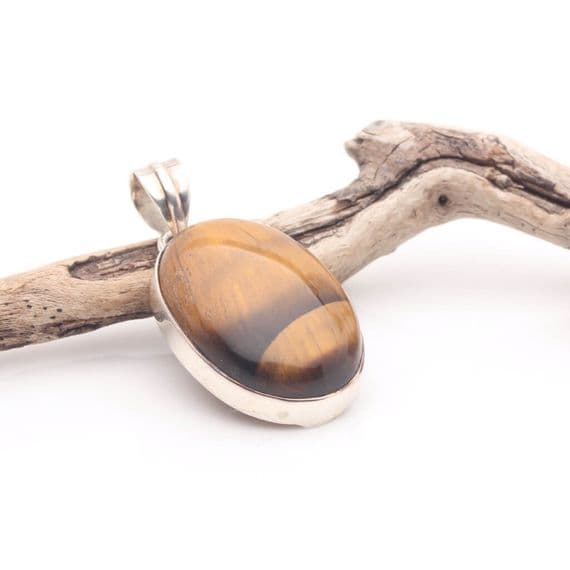 Tiger Eye Pendant | KSC Crystals