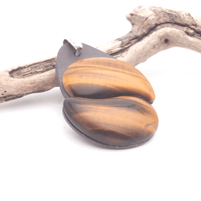 Tiger Eye & Slate Pendant 1