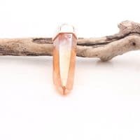 Topaz Aura Quartz Pendant 7