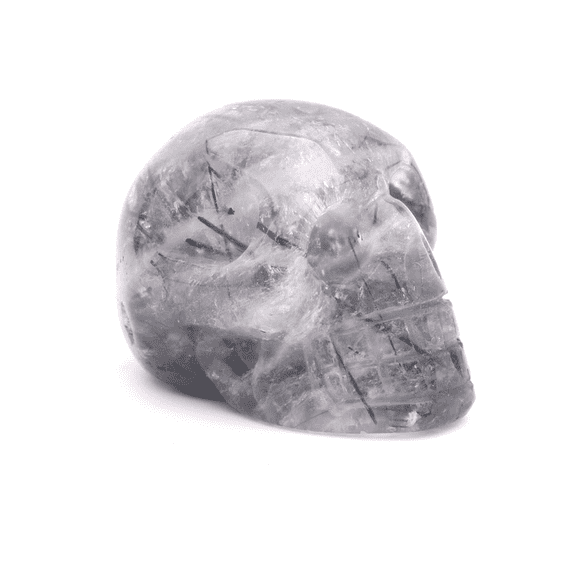 Tourmalated Quartz Skull