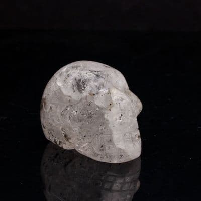 Tourmalated Quartz Skull 6