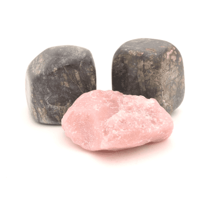Verdanite & Pink Opal (Meditation Trio)