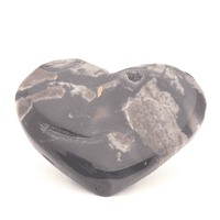 Volcano Agate Heart