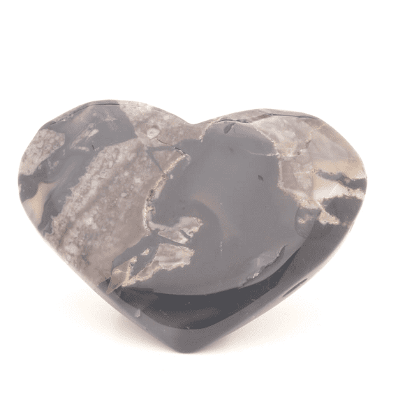 Volcano Agate Heart