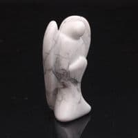 White Howlite Angel | KSC Crystals