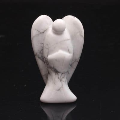 White Howlite Angel 50mm 3