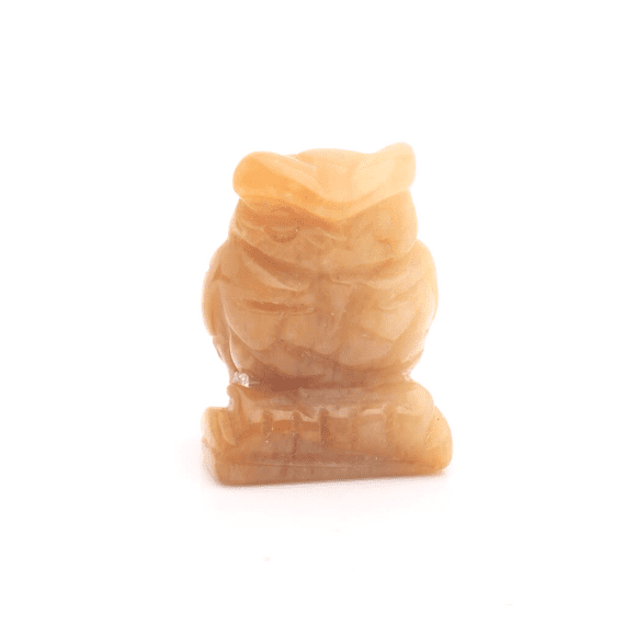 Yellow Aventurine Owl | KSC Crystals