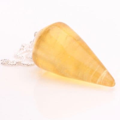 Yellow Fluorite Pendulum 5