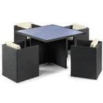 4 seater cube set (medium) 125 x 125 x65cm high