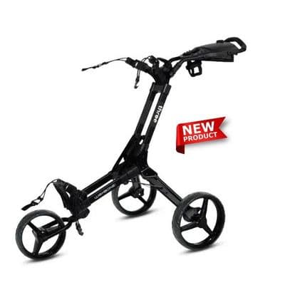2026 WISHBONE CUBE THREE MANUAL GOLF TROLLEY BLACK /CHARCOAL