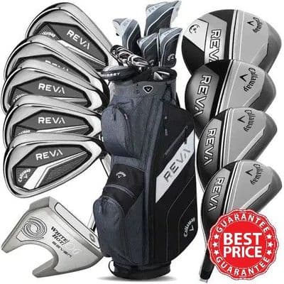 CALLAWAY LADIES RIVA 11 PIECE COMPLETE GOLF SET SUPERB