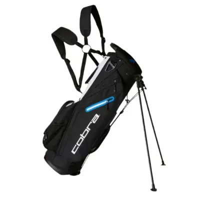 COBRA SIGNATURE STAND BAG BLACK WHITE VIVID BLUE