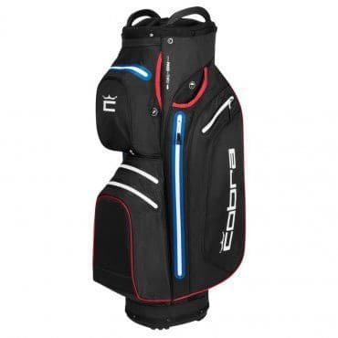 COBRA ULTRADRY PRO CART BAG  BLACK/ELECTRIC BLUE