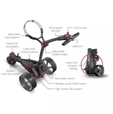 MOTOCADDY M1 2025 LITHIUM FOC EXTRAS