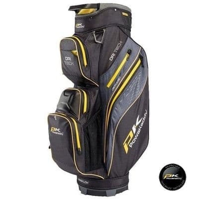 POWAKADDY DRI TEC 2026 GOLF BAG  BLACK/YELLOW