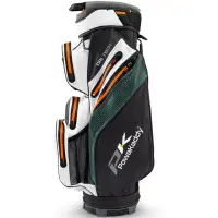 POWAKADDY DRI TEC WATERPROOF GOLF BAG  2026 GREY / WHITE /ORANGE