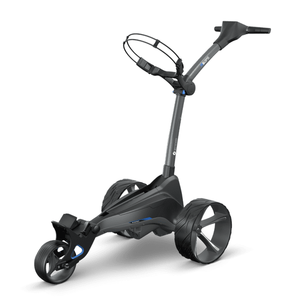 Motocaddy M5 GPS Lithium Golf Trolley | Fully‑integrated GPS built into a super-responsive 3.5” touchscreen display.