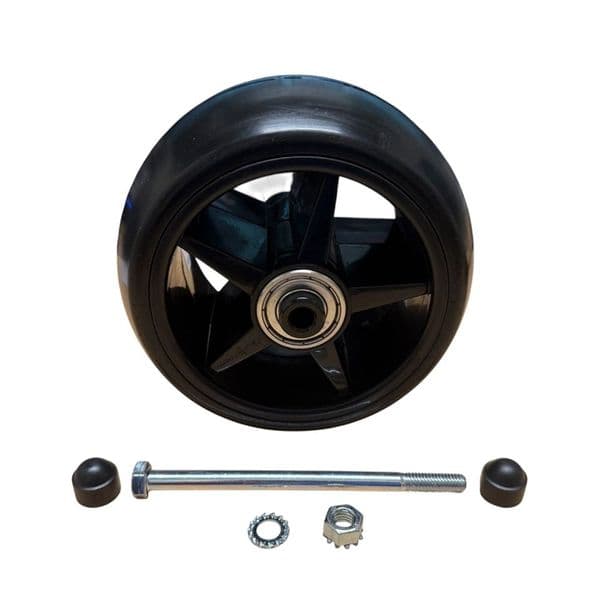 Front wheel assembly for Powakaddy