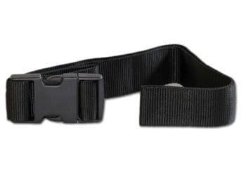 Upper bag strap with clips for Powakaddy or Hillbilly electric golf trolleys