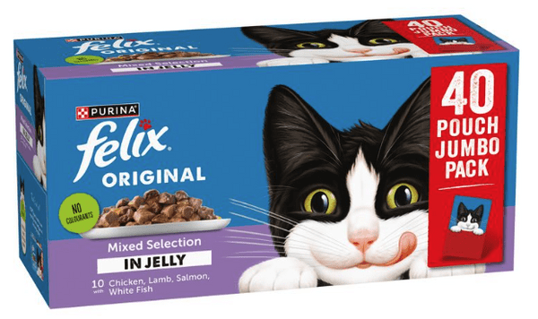 Felix Mixed Selection in jelly x 40 pouches