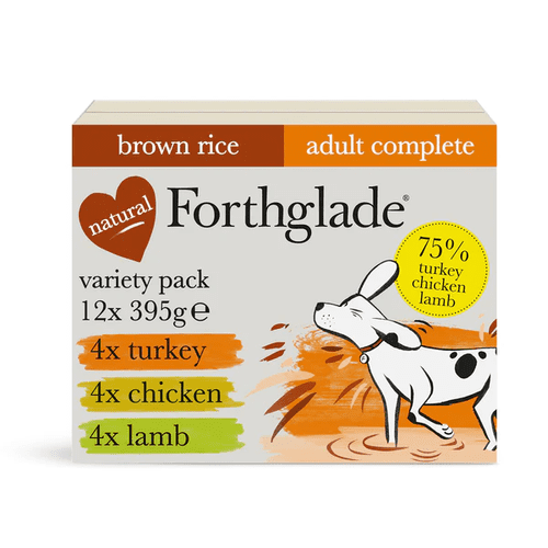 Forthglade Variety Pack: Chicken, Lamb & Turkey (24 packs)