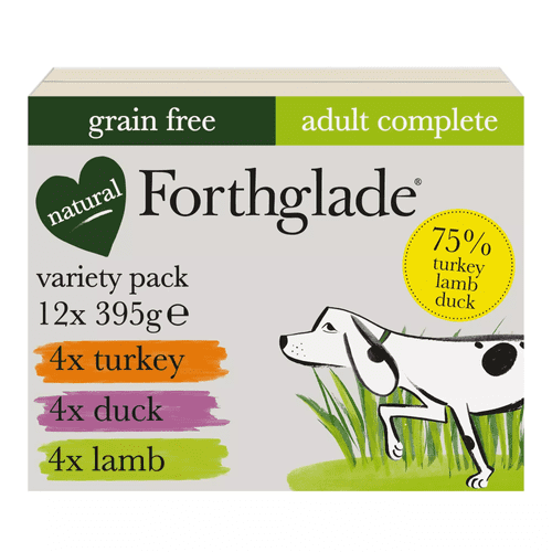 FORTHGLADE VARIETY PACK: TURKEY, LAMB & DUCK (24 PACKS)
