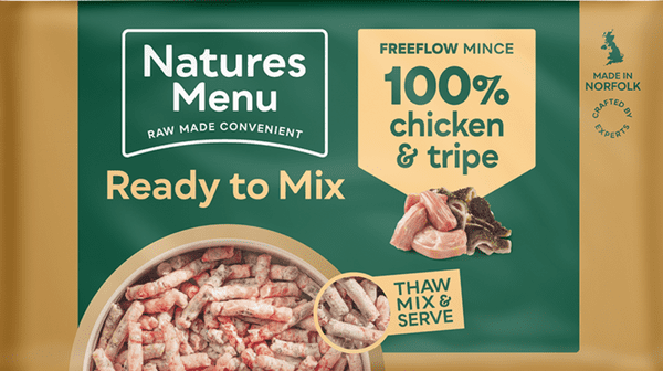 NATURES MENU 2kg Freeflow Chicken & Tripe