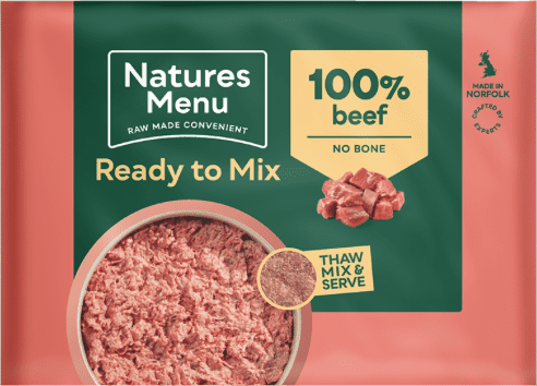 NATURES MENU BEEF MINCE 12 x 400g