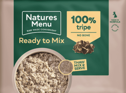 NATURES MENU TRIPE MINCE 12 x 400g