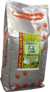 SUPER PREMIUM CHICKEN & RICE CUBE 15 KG